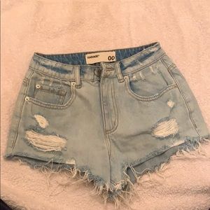 Jean shorts